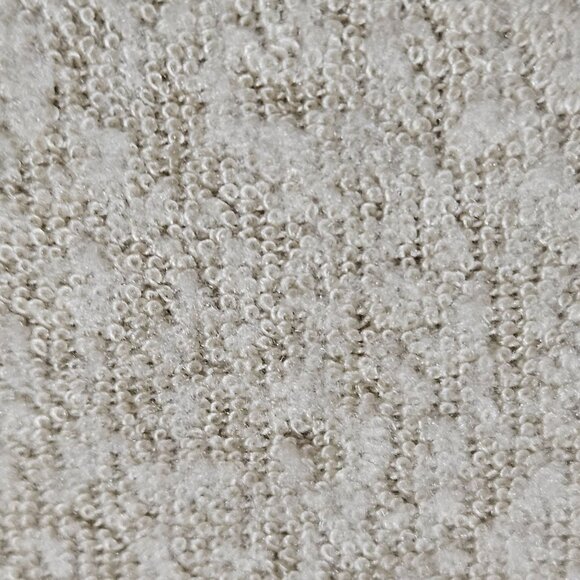 Beige Long-Sleeve V-Neck Ruched Women's Top US M Lyocell Modal Polyester - Picture 11 of 15